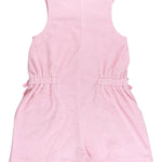 RuffleButts Girls Terry Cover-Up Romper - Pink, 2T