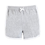 Hudson Baby Unisex Baby and Toddler Shorts Bottoms 4-Pack, Purple Coral, 0-3 Months