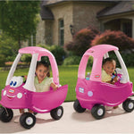 Little Tikes Princess Cozy Coupe Ride-On Toy - Toddler Car Push and Buggy Includes Working Doors, Steering Wheel, Horn, Gas Cap, Ignition Switch - For Boys and Girls Active Play , Magenta