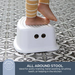 Dreambaby Toilet seat and Step Stool, Grey, 2 Piece Set
