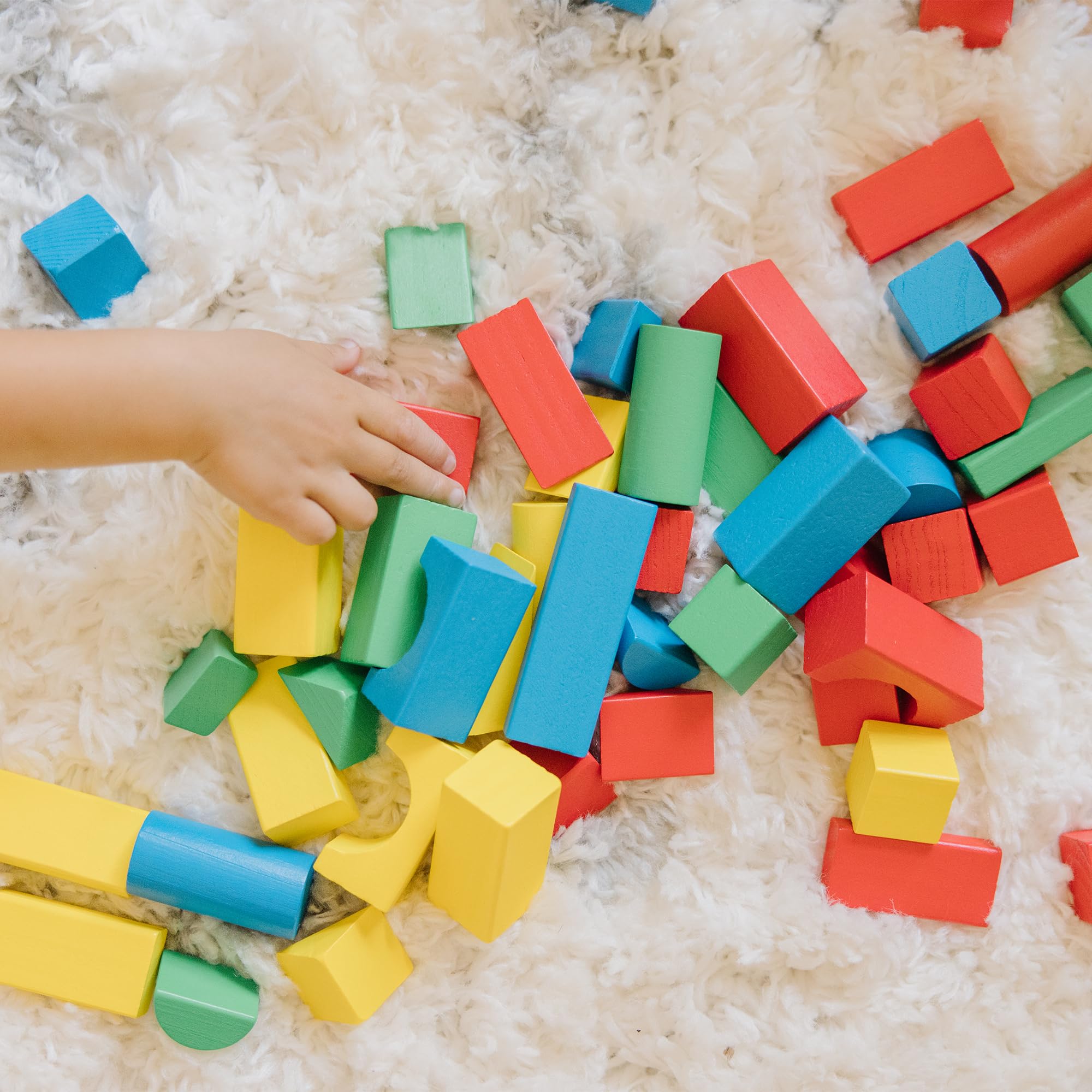Melissa & Doug Wooden Building Blocks, 100-Piece Set - Melissa & Doug ...
