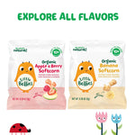 Little Bellies Organic Apple & Berry Softcorn Baby Snack (Pack of 18 x 0.28 oz Individual Packs)