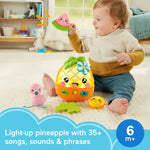 Fisher-Price Paradise Pals Magical Lights & Tunes Pineapple, electronic learning toy with music and lights for baby ages 6-36 months (Amazon Exclusive)
