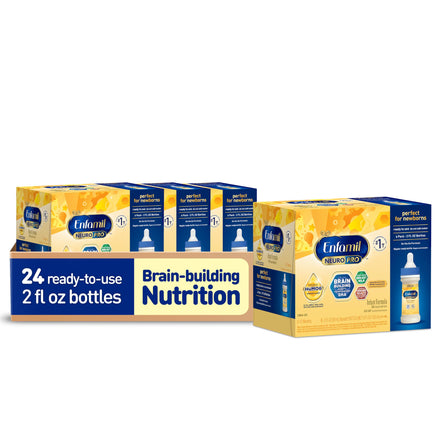 Enfamil neuropro baby formula packaging on a white background