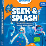Skillmatics Seek & Splash Diving Gem Toys - Underwater Search and Find Game, Perfect for Swimming Pool & Summer Fun for Kids, Gifts for Boys & Girls Ages 6, 7, 8, 9 & Up