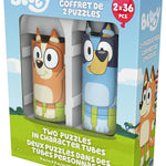 Spin Master Games, Bluey Puzzles 2-Pack, 36 Pieces, Kids Puzzles, Bluey Toys, Preschool Puzzles, for Ages 3 & Up