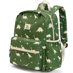 STEAMEDBUN Corduroy Kids Backpack for Boys and Girls 5-8: Boys Backpack for Elementary Kindergarten - 15 inch Cute Backpacks for Kids - Dinosaur