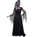 Spooktacular Creations Haunted Princess Costumes for Girls, Kids Scary Cemetery Bride Dress, Zombie Gothic Outfits with Headband for Halloween Ghost Role Playing Parties