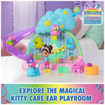 Gabby's Dollhouse, Kitty Care Ear Purrfect Playroom, 17-Piece Playset with 4 Toy Figures and Dollhouse Furniture, Kids Toys for Girls & Boys Ages 3+