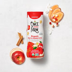 Once Upon A Farm Apple, Sweet Potato & Coconut Puffed Sorghum Snack, Fruit & Veggie Puffs, Non GMO, 1.5 Ounces (Pack Of 6)