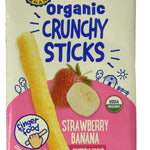 EARTHS BEST Organic Strawberry Banana Crunchy Sticks, 0.56 OZ