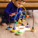 Melissa & Doug Classic Bead Maze - Wooden Educational Toy Wooden Bead Maze Toy for Toddlers Ages 3+