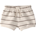 Little Planet by Carter's Boy 2-piece Shorts Set made with Organic Cotton, Beige Stripes, 5T