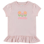 Cudlie 5-Pack Toddler/Baby Girl Short Sleeve Tops - Premium Quality Shirt Tops for Lightweight Comfort and Style.