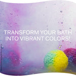 Crayola Colorful Scented Bath Bombs for Kids, Color You Bath Bathbomb Fizzies for Boys Girls Holiday Stocking Stuffer, Grape Jam, Laser Lemon, Cotton Candy, & Bubble Gum Scents
