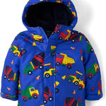 The Children's Place Baby Boys' and Toddler Heavy 3 in 1 Winter Jacket, Wind Water-Resistant Shell, Fleece Inner