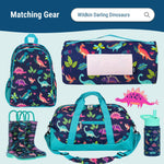 Wildkin Kids ECO rPET Insulated Lunch Box – Keeps Food Hot or Cold, Easy-Clean Lining, Mesh Pockets & BPA-Free – Boys & Girls, Ideal for School, Travel & Daycare – Dino Pals