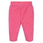 Gerber Baby Girls' 4-Pack Microfleece Pants, Pink/Gray/Black, 12 Months