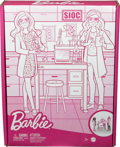 Barbie Science Lab Playset with 2 Dolls, Lab Bench and 10+ Accessories (Amazon Exclusive)