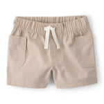 Carter's Boy 3-Piece Short Set, Ivory/Brown, 3M
