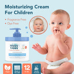 Happy Cappy Dr. Eddie's Pediatrician-Formulated Moisturizing Baby Lotion - Gentle, Paraben Free, Hypoallergenic, Sulfate Free - Soothes Dry Skin, Eczema and Reduces Redness, 12 oz