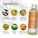 SoCal Suds & Company - 2-in-1 Organic Gel Baby Shampoo & Body Wash - Natural Vitamin Rich Organic Oils Soothing Aloe Cleansing Hair & Castile Soap Body Wash for Sensitive Skin - Sweet Orange, 12oz