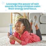 hand2mind Calming Sensory Tubes, Rain Sound Fidget Tubes, Rain Stick Instrument, Toddler Sensory Toys, Calm Down Corner Supplies, Science Classroom Weather Toys, Play Therapy Activities