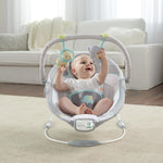 Ingenuity Soothing Baby Bouncer Infant Seat with Vibrations, -Toy Bar & Sounds, 0-6 Months Up to 20 lbs (Morrison)