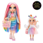 Rainbow High Littles – Opal Raine, Rainbow 5.5" Posable Small Doll with Purse, Magical Pet Unicorn, Girls Toy Gift, Kids Ages 4-12 Years