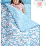 Juju Cinnamon Roll Kawaii Nap Mat - Cute Kawaii Stuff - Toddler Nap Mat - Kids Sleeping Bag for Kids - Toddler Sleeping Bag Kindermat