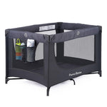 Pamo Babe Portable Crib Baby Playpen with Mattress and Carry Bag (Black)