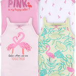 Gerber Baby Girls Multi-Pack Sleeveless Onesies Bodysuit
