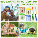 Halloscume 12 Pack Insect Bug Viewer for Kids with Tweezers Magnifying Insect Box Insect Observation Kit Bug Catcher Bug Container Insect Cage Bug Jar for Science Nature Exploration Collecting Kit