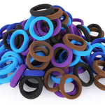 120 Pcs Baby Hair Ties, Cotton Toddler Hair Ties for Girls and Kids, Multicolor Small Seamless Hair Bands Elastic Ponytail Holders(15 Colors)
