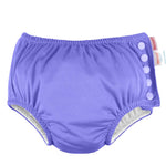 HECCEI Baby Swim Diapers (Purple, 0-6 Months)