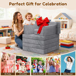 BIERUM Kids Couch, 12PCS Modular Kids Play Couch with Blanket, Kids Sofa for Playroom & Indoor, Convertible Toddler Couch for Girls and Boys