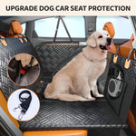PROZAR Dog Car Seat Cover for Back Seat, Hard Bottom Back Seat Extender for Dogs - Supports 400lbs, Back Seat Pet Cover, Dog Hammock for Car SUV and Trucks