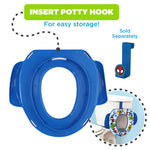 Spidey and His Amazing Friends Team Up 2 Piece Essential Potty Training Set - Soft Potty Seat, Step Stool