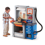 Step2 Deluxe Kids Workbench – Includes 50 Toy Workbench Accessories, Interactive Features for Realistic Pretend Play – Indoor/Outdoor Kids Tool Bench – Dimensions 40.75" H x 34" W x 15" D