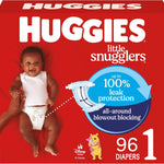 Huggies Size Newborn Diapers, Little Snugglers Baby Diapers, Size Newborn (up to 10 lbs), 31 Count, Packaging May Vary