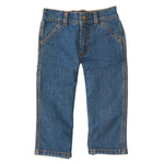 Carhartt Baby Boys Loose Fit Denim Utility Jeans, Denim Medium Wash,3 Months