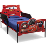 Delta Children Plastic 3D-Footboard Twin Bed, Disney/Pixar Cars