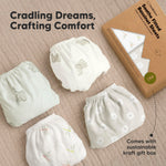 2-Pack Organic Bassinet Sheets for Girls, Boys - 100% Cotton Bassinet Mattress Sheets Compatible with Halo Bassinest Swivel Sleeper, Graco, Baby Delight, Chicco, Unisex Fitted Bassinet Sheets (Meadow)