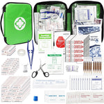 Travel-First Aid-Kit Car-Home 300PCS Survival-Kit Outdoor-Adventure - Small Portable Red Emergency Essential Sets Office Hiking Camping Business Public Must Have First Aid Gear Equipment 1st Aid