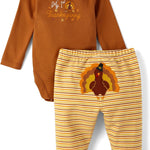 The Children's Place Unisex Baby My First,long Sleeve Bodysuit and Pants, 2 Piece Set