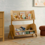 Babyletto Kids Tally Storage and Bookshelf in Honey, Greenguard Gold Certified