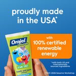 Orajel Naturals Fluoride-Free Toothpaste and Finger Brush for Babies, 1 Oz