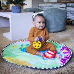 Baby Einstein Sea Floor Explorers 2-in-1 Water Mat, Portable Tummy Time, Activity Play Gym, Sensory Toys, Ages Newborn and Up