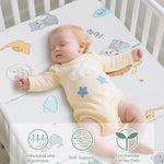 Trifold Pack and Play Mattress 38"x26" Pack N Play Mattresses for Baby Toddler, Portable Mini Crib Mattress for Playpen and Playard with Soft Breathable Waterproof Cover