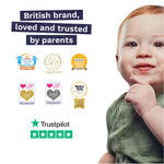 Pura Hypoallergenic Diaper Pants Size 8 (41+ lbs) Overnight, up to 12 Hours Leak Protection, Suitable for Sensitive Skin, Totally Chlorine Free, Soft Organic Cotton, 3 Packs of 15 (45 Pull Up Pants)